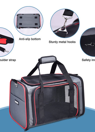 GOOPAWS Soft-Sided Travel Small Dog & Cat Carrier Bag - Pup List