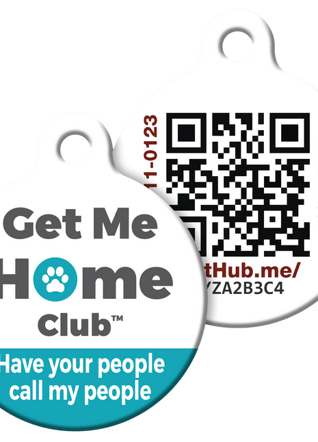 PetHub QR Pet ID Tag – Original Get Me Home Club