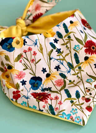 Spring Flowers Dog Bandana New Arrivals
