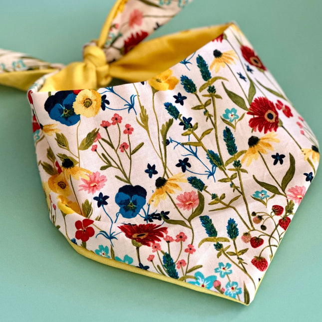 Spring Flowers Dog Bandana New Arrivals