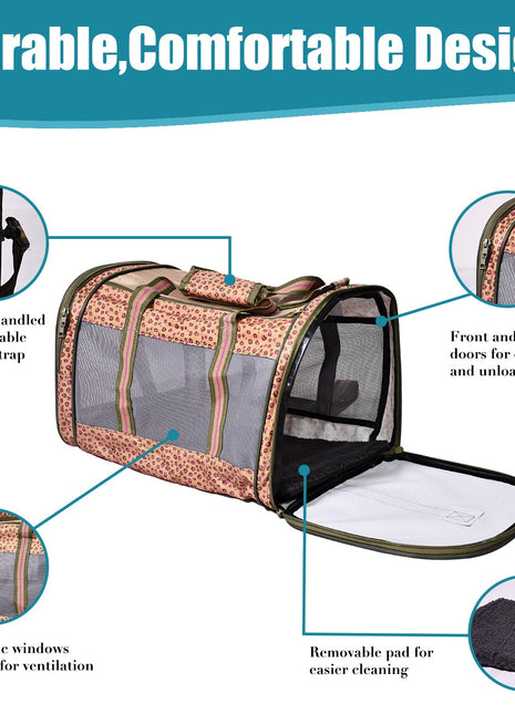 GOOPAWS Soft-Sided Travel Small Dog & Cat Carrier Bag - Pup List