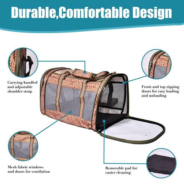 GOOPAWS Soft-Sided Travel Small Dog & Cat Carrier Bag - Pup List