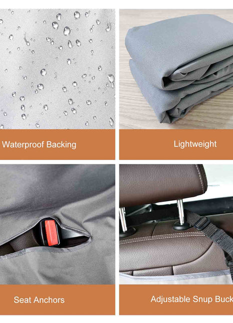 GOOPAWS Scratchproof Bench Car Seat Cover - Pup List