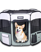 Jespet 2-Door Portable Soft-Sided Dog, Cat & Small Pet Exercise Playpen - Pup List