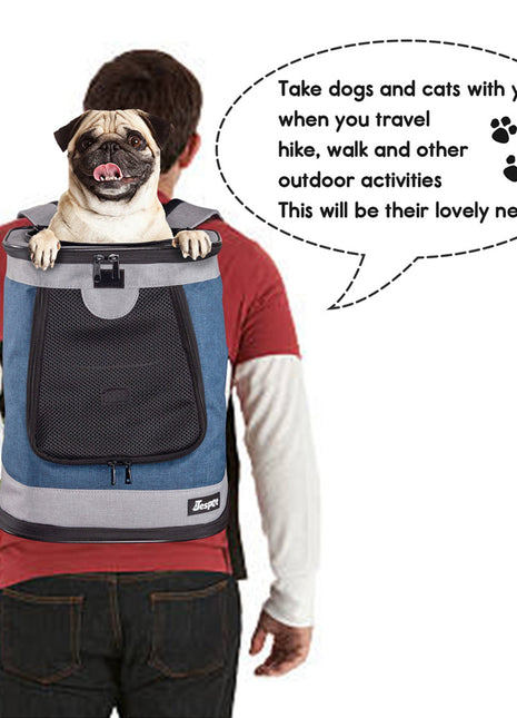 GOOPAWS Soft Backpack Carrier for Small Dogs and Cats, Collapsible with Breathable Mesh - Pup List
