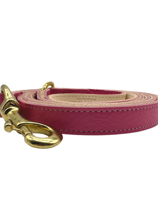 Plain Leather Dog Leashes