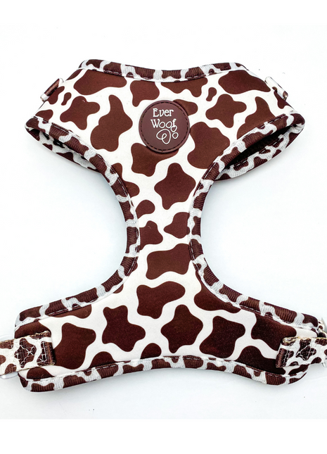 Chocolate Cow Adjustable Harness - Pup List