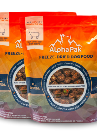 PREMIUM RAW FREEZE DRIED DOG FOOD BEEF