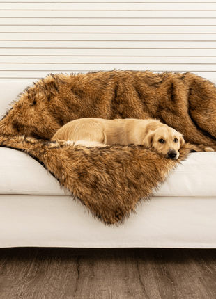 PupProtector™ Waterproof Throw Blanket - Sable Tan