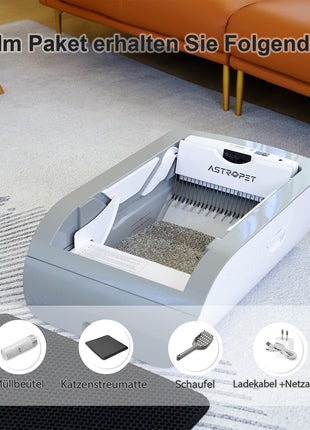 Smart Cat Litter Box Cat Litter Box Wide Opening
