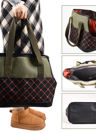 GOOPAWS Dog Purse Carrier for Small Dogs, Soft-Sided Tote Bags with Pocket and Anti-Slip Bottom - Pup List
