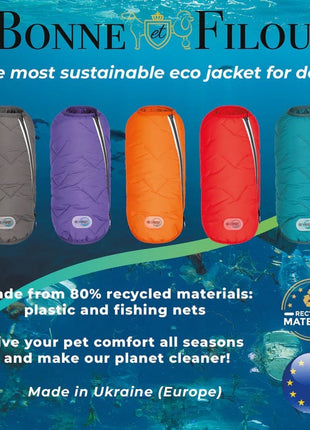 Sustainable Eco-Friendly Dog Jacket / Vest - Made in Ukraine