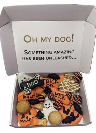 Halloween Themed Dog Treats Gift Box