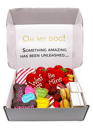 Love My Dog Themed Treats Box