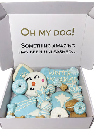 Winter Themed Dog Treats Gift Box