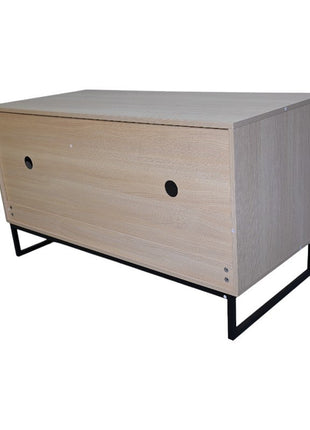 Modern Wooden Cat House with Scratching Mat - 47.64' x 21.46' x 25.98', 76.4 lbs