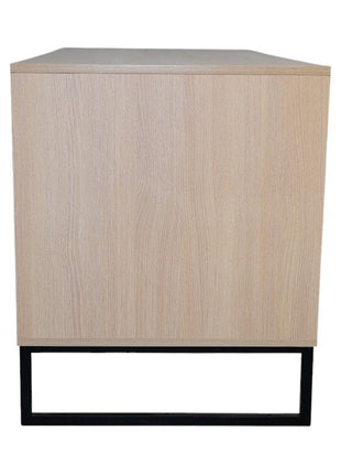Modern Wooden Cat House with Scratching Mat - 47.64' x 21.46' x 25.98', 76.4 lbs