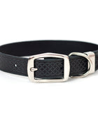 Z Celtic Style Leather Dog Collar