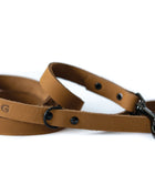 Sport Style Khaki Leather Leash