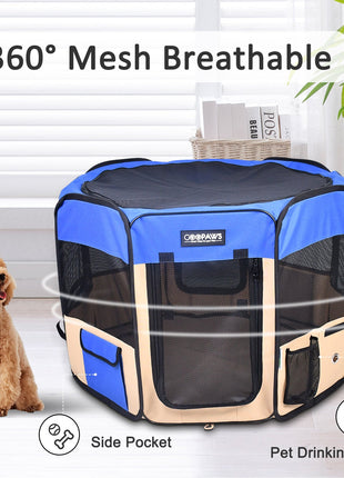 Jespet 2-Door Portable Soft-Sided Dog, Cat & Small Pet Exercise Playpen - Pup List