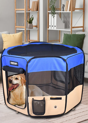 Jespet 2-Door Portable Soft-Sided Dog, Cat & Small Pet Exercise Playpen - Pup List