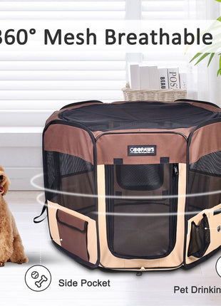 Jespet 2-Door Portable Soft-Sided Dog, Cat & Small Pet Exercise Playpen - Pup List