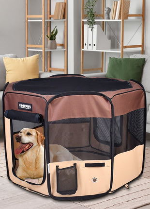 Jespet 2-Door Portable Soft-Sided Dog, Cat & Small Pet Exercise Playpen - Pup List