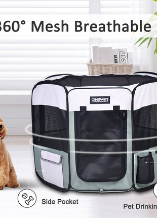 Jespet 2-Door Portable Soft-Sided Dog, Cat & Small Pet Exercise Playpen - Pup List