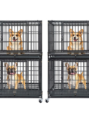 37" Stackable Heavy Duty Dog Kennel 371D08