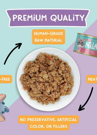 Tuna, Carrot & Salmon Recipe Paté Dinner In Broth Adult Cat Food, 2.8-oz