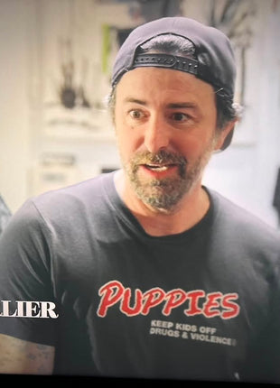 Puppies Keep Kids Off Drugs and Alcohol| Uni-Sex Crewneck Tee - Pup List