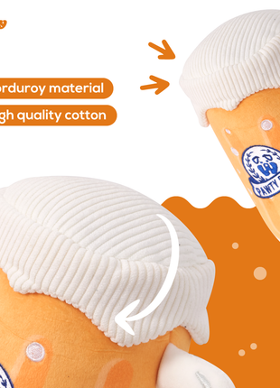 PAWTY BEER PLUSH DOG TOY