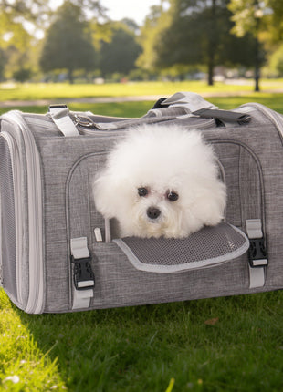 Mr. Peanut's Monterey Series Airline Compliant Horizontal Backpack Pet Carrier