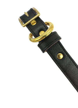 Plain Leather Dog Collar