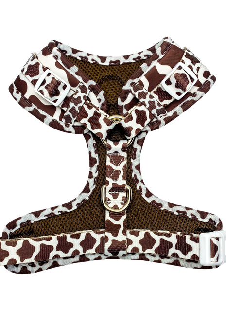 Chocolate Cow Adjustable Harness - Pup List