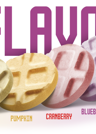 Freeze Dried Chicken Waffle Treats