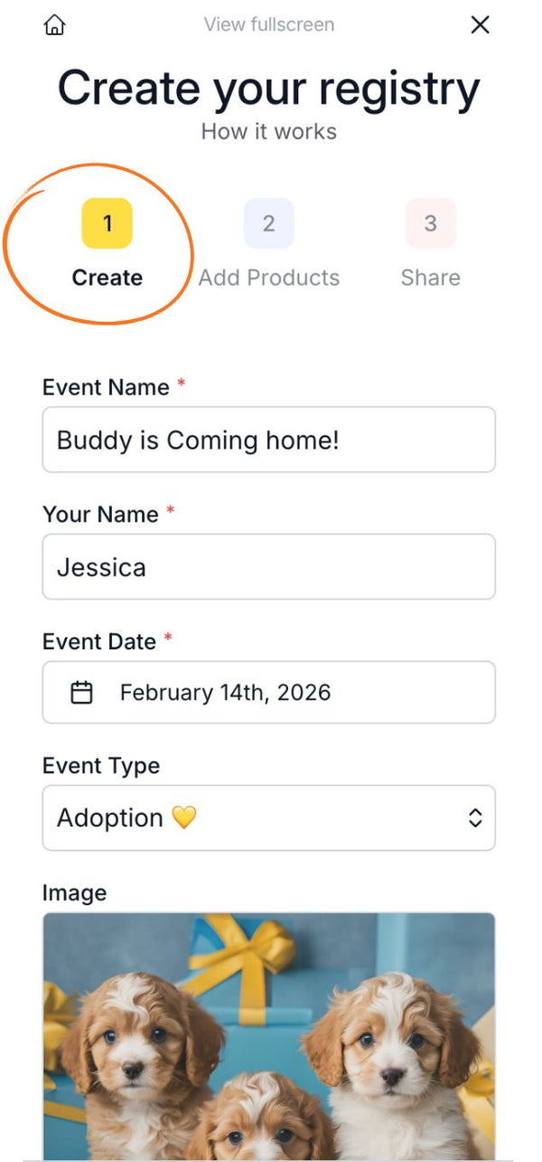 Sign up