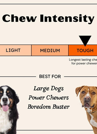 Backstrap Tendon Hard Jerky Strips for Dogs