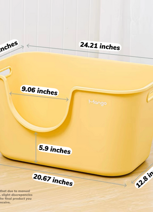 Butter Litter Box XL Set | Extra Large Litter Box with Accessories