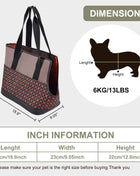 GOOPAWS Dog Purse Carrier for Small Dogs, Soft-Sided Tote Bags with Pocket and Anti-Slip Bottom - Pup List