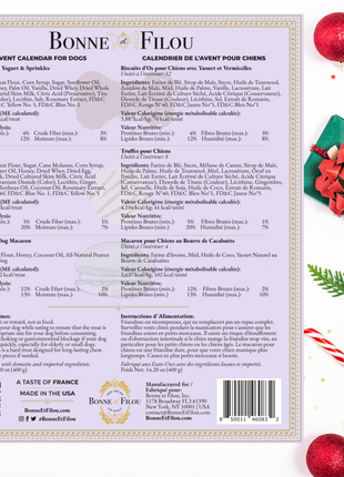 Dog Treats Advent Calendar - 24 Holiday Treats for Dogs