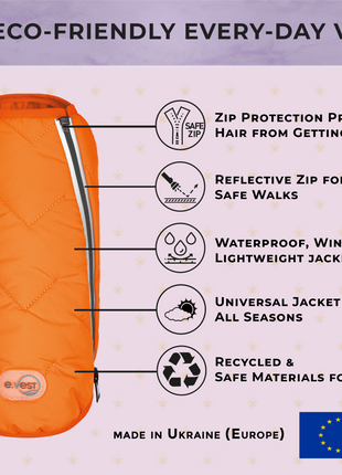 Sustainable Eco-Friendly Dog Jacket / Vest - Made in Ukraine