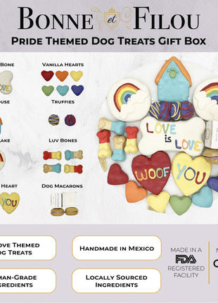 Pride Themed Dog Treats Gift Box
