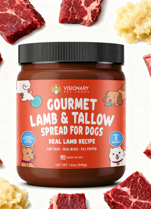 Lamb and Beef Tallow Meat Spread | NEW 12oz Jar