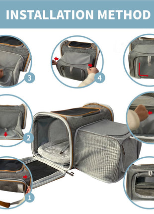 Mr. Peanut's Platinum Series Expandable Pet Carrier