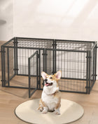 47.2' Dog Crate for Small Medium Large Dogs, Puppy Dog Playpen for Yard Indoor Outdoor Use, Pet Dog Cage Kennel (47.2'L x 23.6'W x 23.6'H)