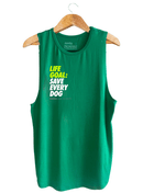 Life Goal: Save Every Dog Women's Relaxed Tank | Made in USA Rescue Advocate Gift