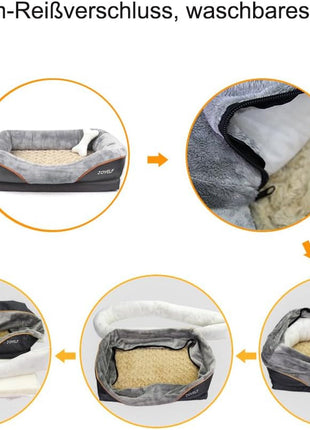 Large Memory Foam Orthopedic Bed