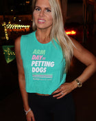 Arm Day Crop Top | Gift for Dog Lovers & Dog Moms