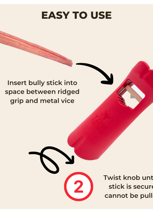 Bully Stick Safety Holder